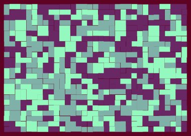 Dikdörtgenlerden oluşan soyut vektör sanat arkaplanı 