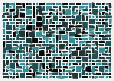 Dikdörtgenlerden oluşan soyut vektör sanat arkaplanı 