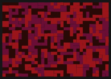 Dikdörtgenlerden oluşan soyut vektör sanat arkaplanı 