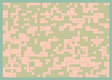 Dikdörtgenlerden oluşan soyut vektör sanat arkaplanı 