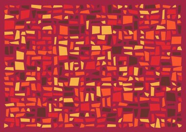 Dikdörtgenlerden oluşan soyut vektör sanat arkaplanı 