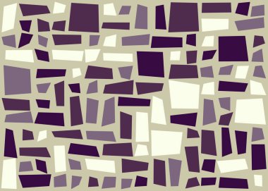 Dikdörtgenlerden oluşan soyut vektör sanat arkaplanı 