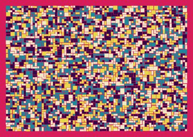 Dikdörtgenlerden oluşan soyut vektör sanat arkaplanı 