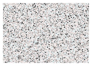 Dikdörtgenlerden oluşan soyut sanat arkaplanı 