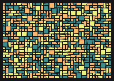 Ofset Quad üretken sanat arkaplan çizimi