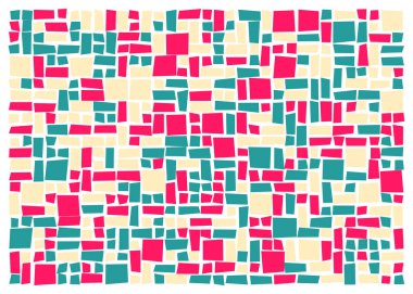 Dikdörtgenlerden oluşan soyut sanat arkaplanı 