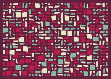 Dikdörtgenlerden oluşan soyut sanat arkaplanı 