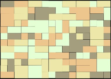 Dikdörtgenlerden oluşan soyut sanat arkaplanı 