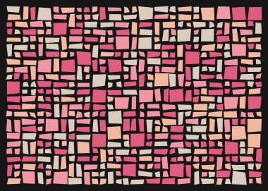 Dikdörtgenlerden oluşan soyut sanat arkaplanı 