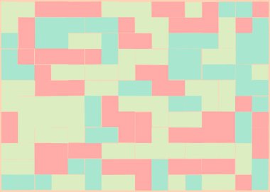 Ofset Quad üretken sanat arkaplan çizimi