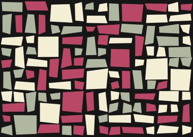 Dikdörtgenlerden oluşan soyut sanat arkaplanı 