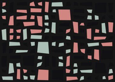 Dikdörtgenlerden oluşan soyut sanat arkaplanı 