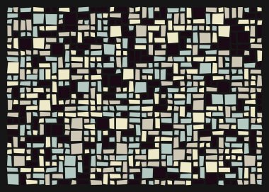 Dikdörtgenlerden oluşan soyut sanat arkaplanı 