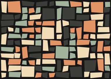 Dikdörtgenlerden oluşan soyut sanat arkaplanı 