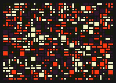 Dikdörtgenlerden oluşan soyut sanat arkaplanı 