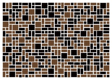 Dikdörtgenlerden oluşan soyut sanat arkaplanı 