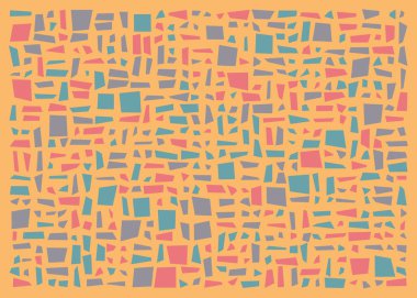 Dikdörtgenlerden oluşan soyut sanat arkaplanı 