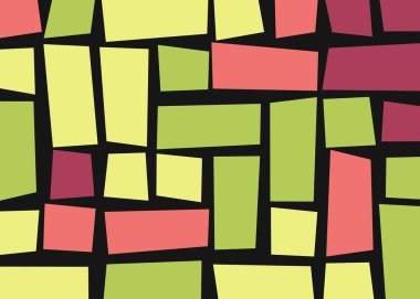 Dikdörtgenlerden oluşan soyut sanat arkaplanı 