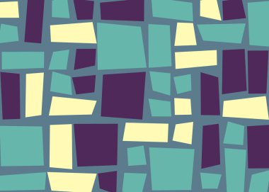 Dikdörtgenlerden oluşan soyut sanat arkaplanı 