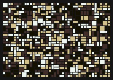 Dikdörtgenlerden oluşan soyut sanat arkaplanı 