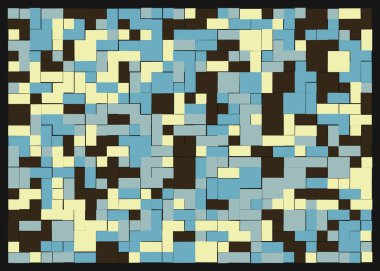 Ofset Quad üretken sanat arkaplan çizimi