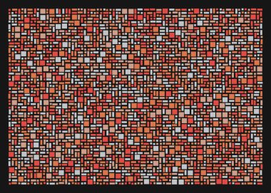 Dikdörtgenlerden oluşan soyut sanat arkaplanı 