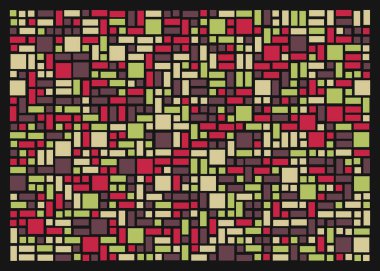 Dikdörtgenlerden oluşan soyut sanat arkaplanı 