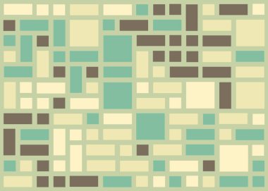 Dikdörtgenlerden yapılmış Geometrik sanat arkaplanı