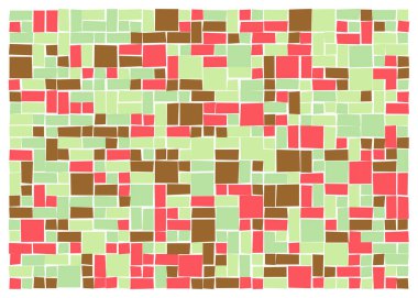 Dikdörtgenlerden yapılmış Geometrik sanat arkaplanı