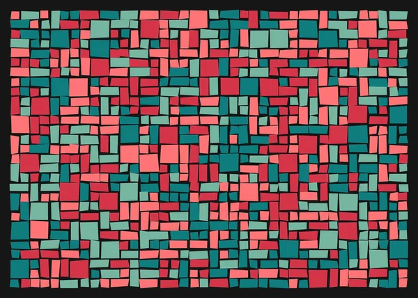 Dikdörtgenlerden oluşan vektör sanat arkaplanı 