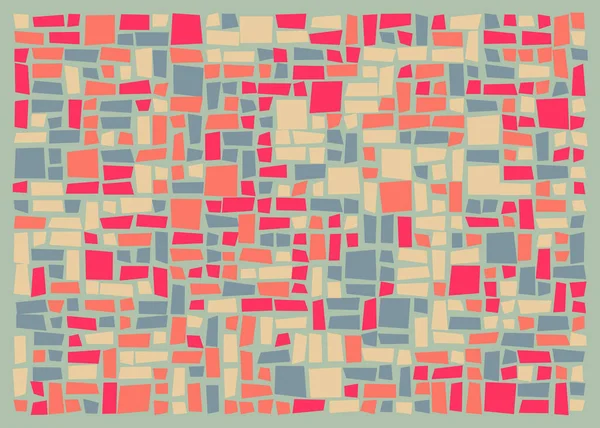 Dikdörtgenlerden oluşan soyut vektör sanat arkaplanı 