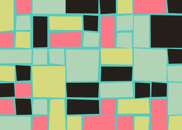 Bakgrunn Abstrakt Vektorkunst Framstilt Rektangler – stockvektor