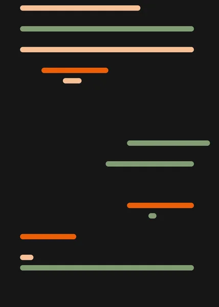 Abstract Html Código Tela Ilustração Vetorial Simulação Linhas Planas Codificação — Vetor de Stock