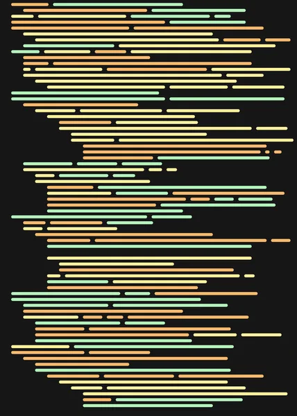 Код Экране Векторная Иллюстрация Плоские Линии Кодирования — стоковый вектор