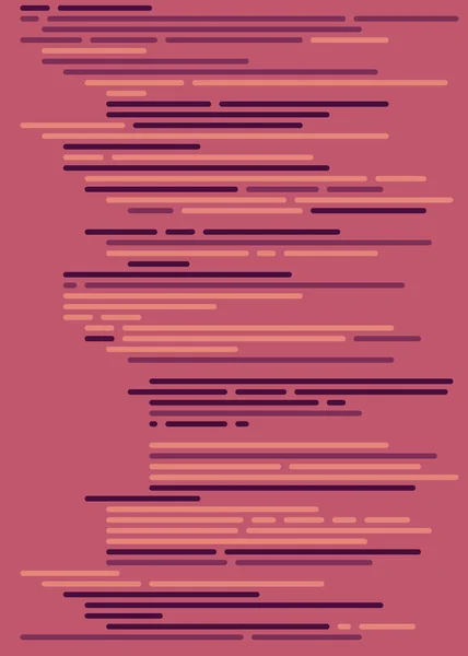 Abstrait Code Écran Illustration Vectorielle Simulation Lignes Codage Dessin Animé — Image vectorielle