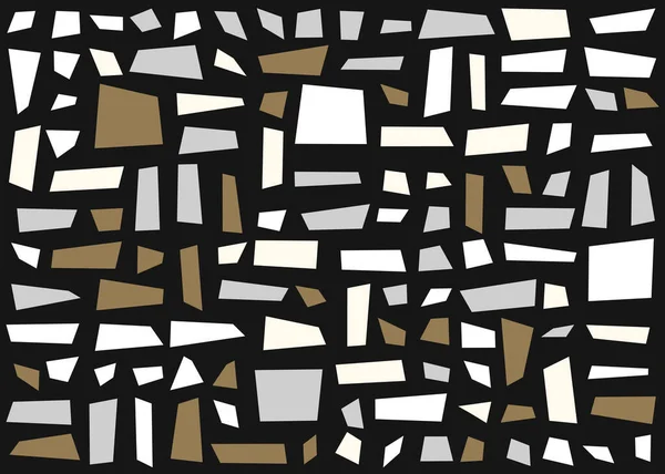 Dikdörtgenlerden oluşan soyut vektör sanat arkaplanı 