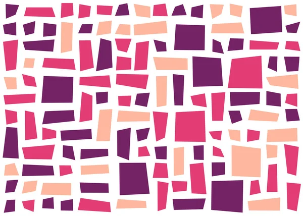Dikdörtgenlerden oluşan soyut vektör sanat arkaplanı 