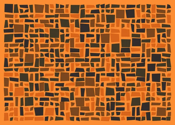 四角形で構成される抽象美術の背景 — ストックベクタ