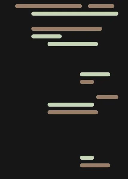 Resumo Código Tela Ilustração Vetorial Simulação Linhas Planas Codificação Desenhos — Vetor de Stock