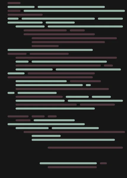 Data Koodi Ruudulla Vektori Kuva Tasainen Sarjakuva Koodauslinjat Simulointi — vektorikuva