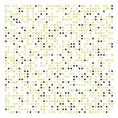 Geometrik üretken model, vektör arkaplan, sanat illüstrasyonu