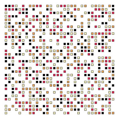 Ofset Quad üretken sanat arkaplan çizimi