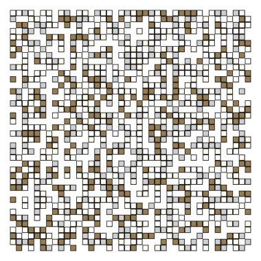 Ofset Quad üretken sanat arkaplan çizimi