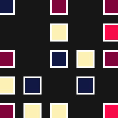 Ofset Quad üretken sanat arkaplan çizimi