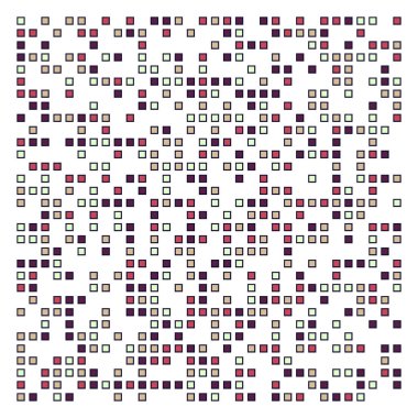 Ofset Quad üretken sanat arkaplan çizimi