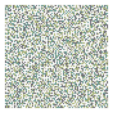 Ofset Quad üretken sanat arkaplan çizimi