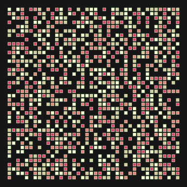 Geometrik üretken model, vektör arkaplan, sanat illüstrasyonu