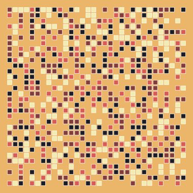 Ofset Quad üretken sanat arkaplan çizimi