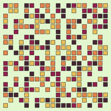 Geometrik üretken model, vektör arkaplan, sanat illüstrasyonu