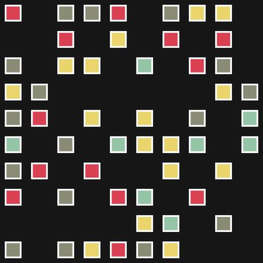 Ofset Quad üretken sanat arkaplan çizimi